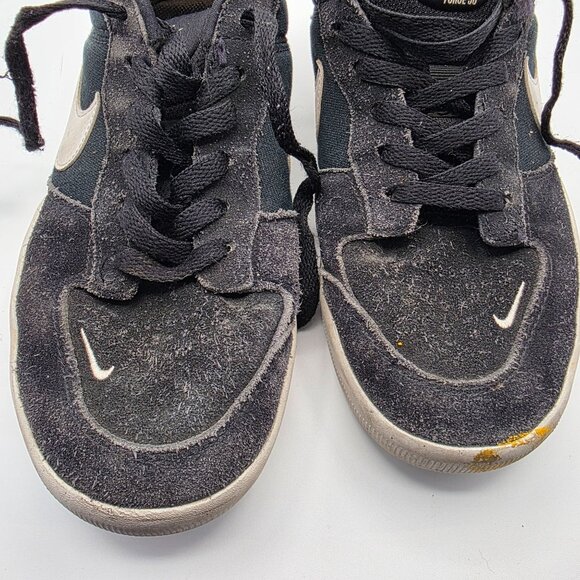 Nike SB Force 58 Men Size 7 Black White Skateboard Skate Shoes CZ2959-001 - Picture 10 of 13
